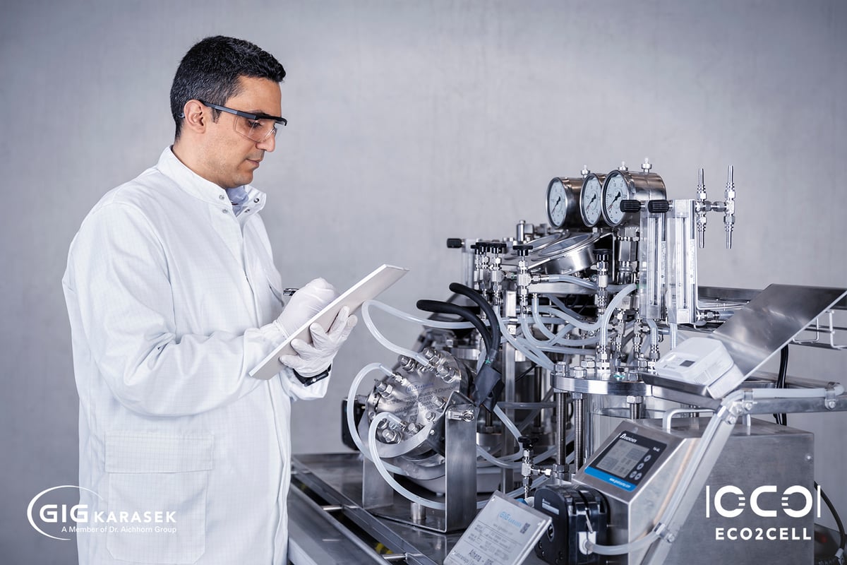 ECO2CELL CO2 valorization unit
