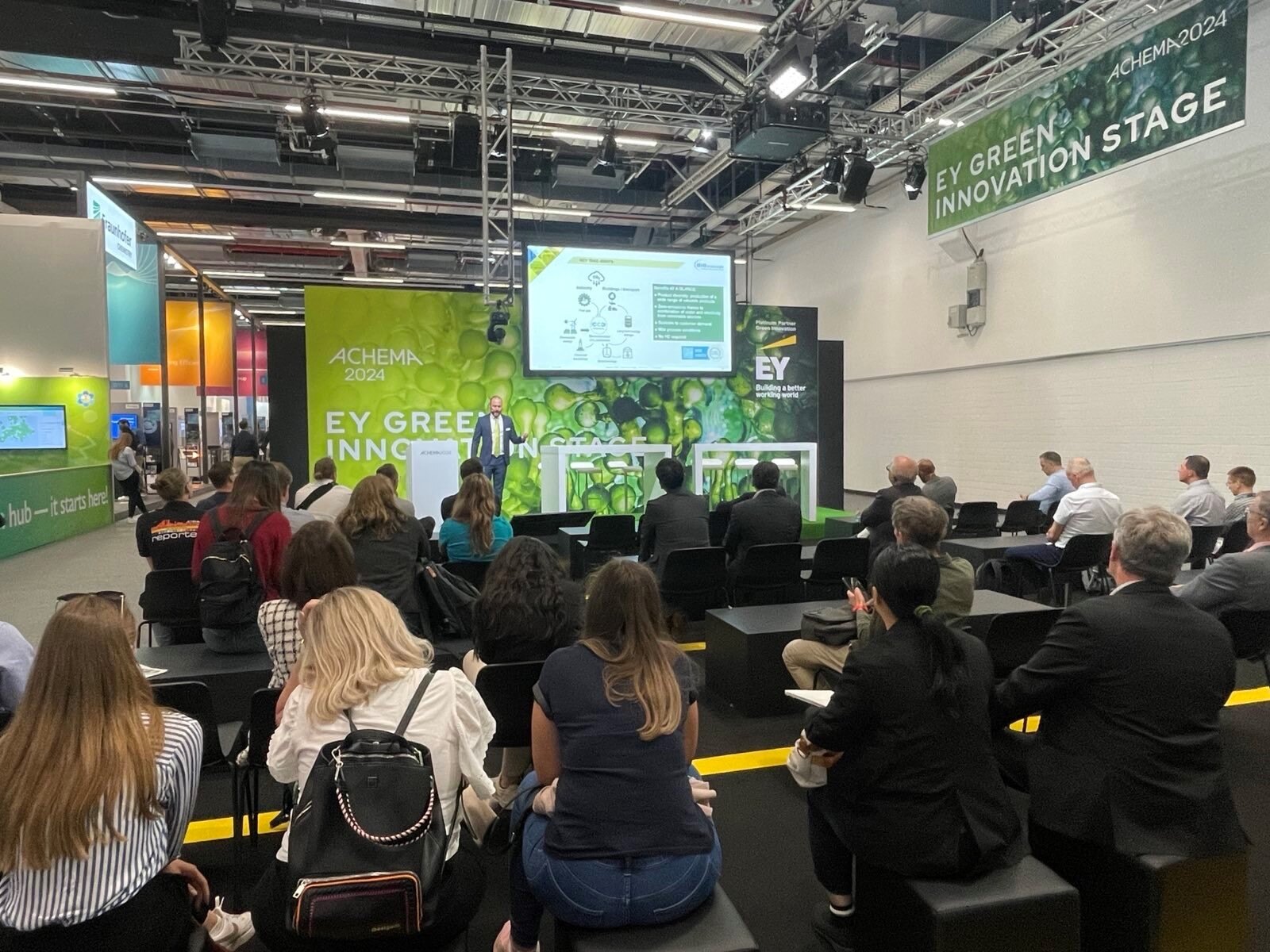 Andreas Schnitzhofer at the Green Innovation Stage